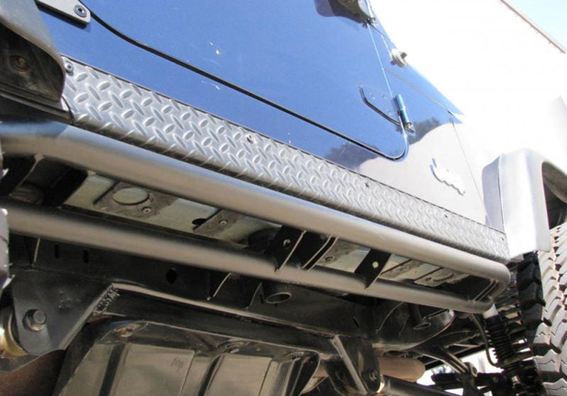 N-Fab RKR Rails 97-06 Jeep Wrangler TJ/BJ 2 Door All - Tex. Black - 1.75in