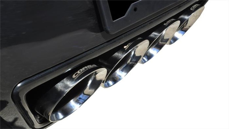 Corsa 2014-2019 Corvette C7 Coupe 6.2L V8 AT/MT 2.75in Valve-Back Dual Rear Exit Polished Xtreme Exh