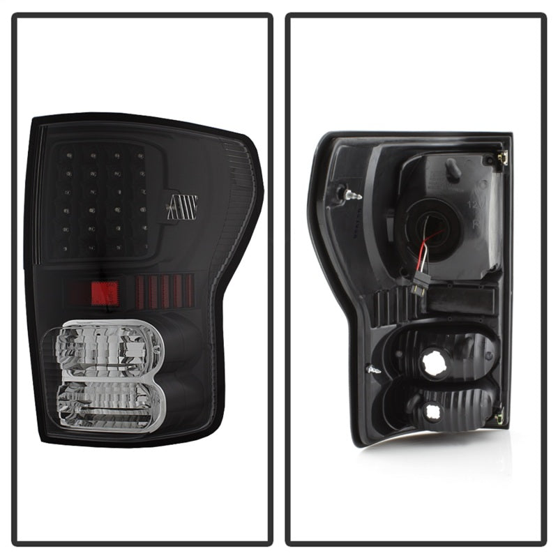 xTune Toyota Tundra 07-13 LED Tail Lights Black ALT-ON-TTU07-LED-BK