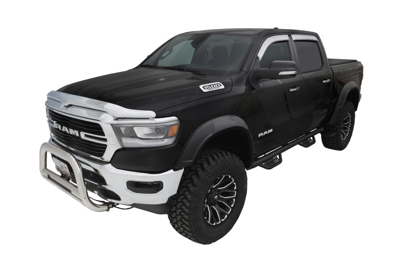 Bushwacker 19-22 Ram 1500 (Excl. Rebel/TRX) 76.3 & 67.4in Bed DRT Style Flares 4pc - Blk / Smooth