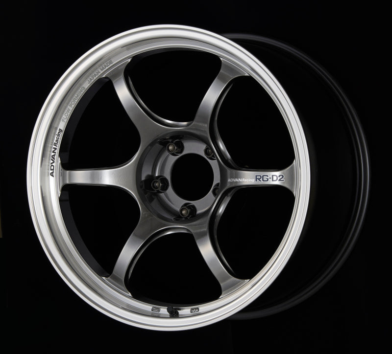 Advan RG-D2 15x8.0 +35 4x100 Machining and Racing Hyper Black Wheel
