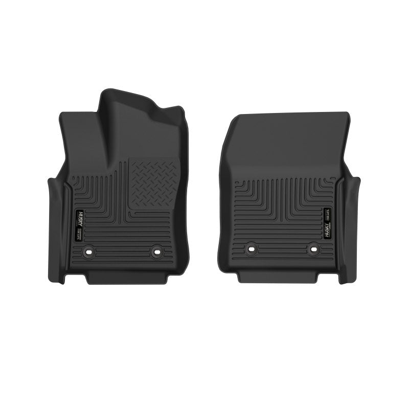 Husky Liners 2022 Toyota Tundra CC/DC & 2023 Sequoia X-ACT Front Floor Liner - Blk