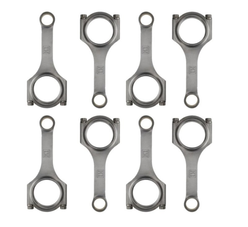 K1 Technologies Chevy LS 6.098in. / .945 Pin H-Beam Connecting Rod Kit - Set of 8