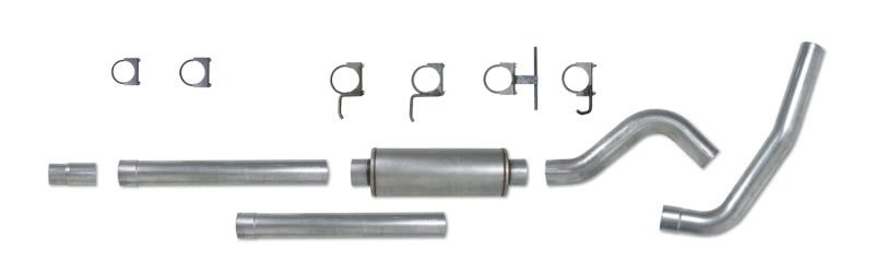 Diamond Eye KIT 4in Catback Single SS: 94-97 FORD 7.3L F250/F350 PWRSTROKE