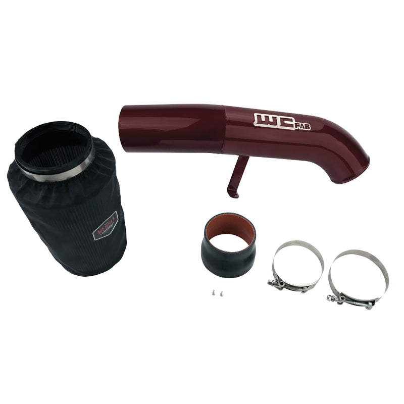 Wehrli 01-04 Chevrolet 6.6L LB7 Duramax 4in Intake Kit - WCFab Red
