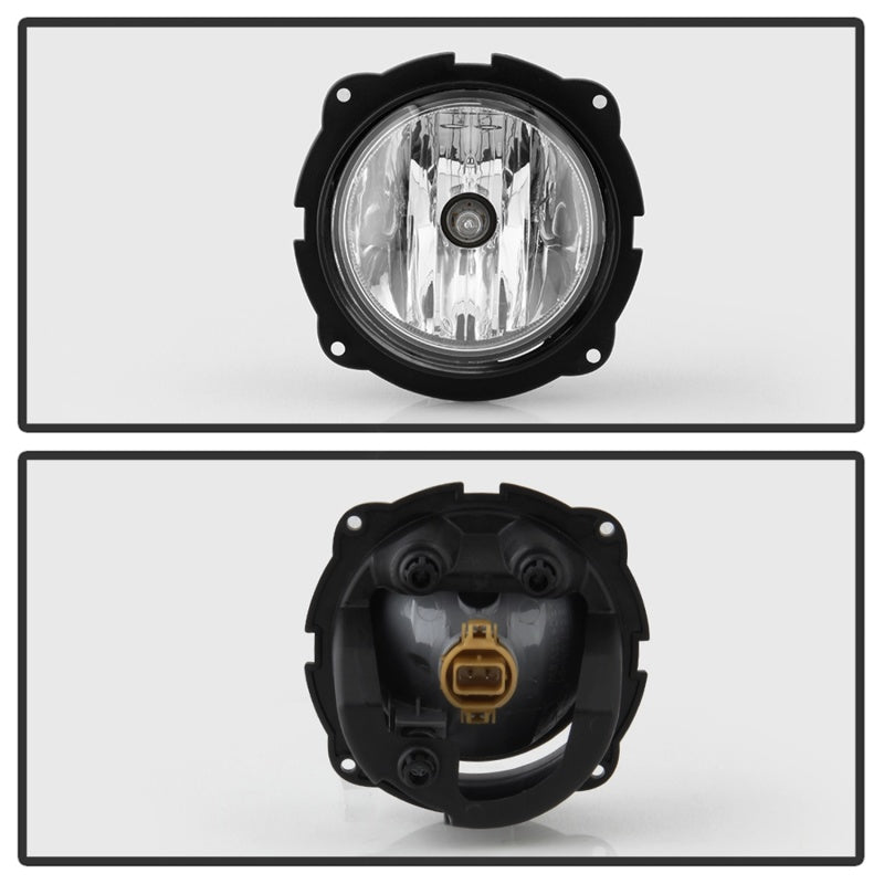 Spyder Ford Escape 2007-2012 OEM Fog Lights w/Universal Switch- P19W(Included) - Clear