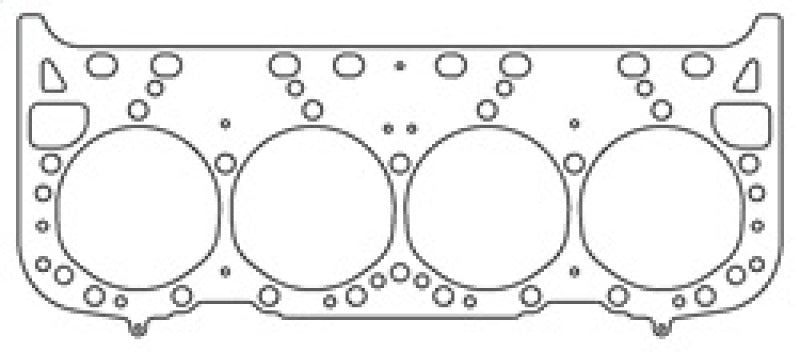 Cometic 92-96 GM LT1 Small Block 4.100 inch Bore .040 inch MLS Head Gasket (w/Valve Pockets)
