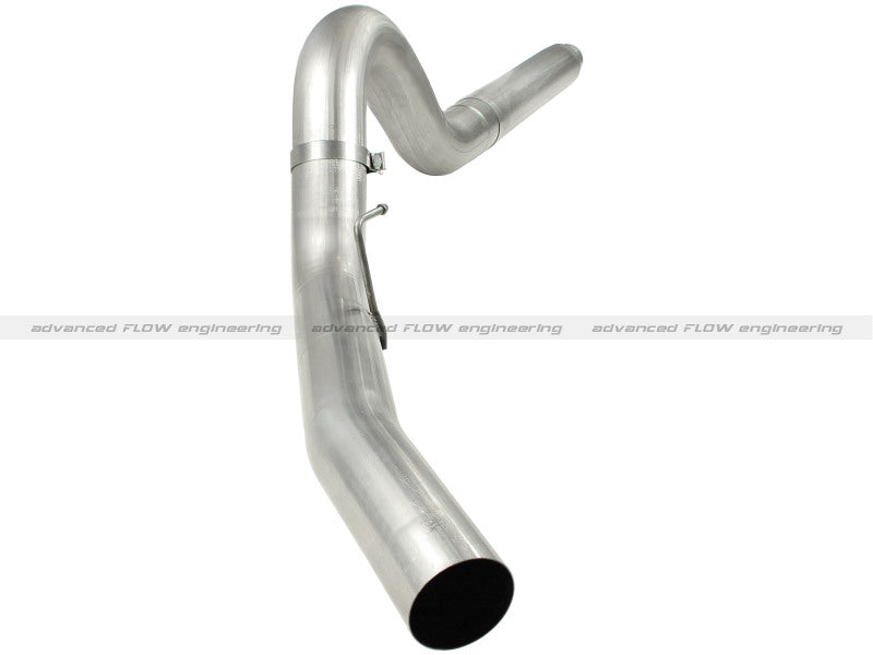 aFe MACHForce XP 5in DPF-Back Stainless Steel Exh Sys, No tip, Ford Diesel Trucks 08-10 V8-6.4L