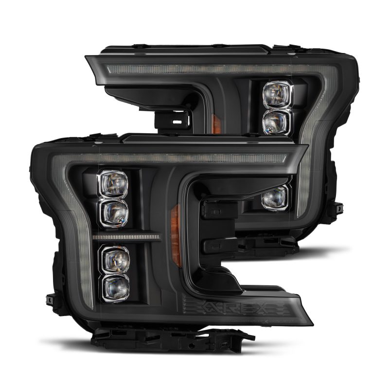 AlphaRex 18-20 Ford F-150 NOVA LED Proj Headlight Blk (14th Gen G2 Style)