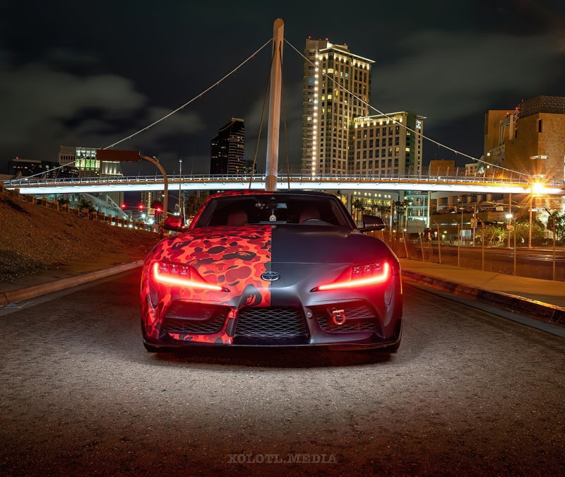 Oracle 20-21 Toyota Supra GR RGB+A Headlight DRL Kit - ColorSHIFT w/ BC1 Controller