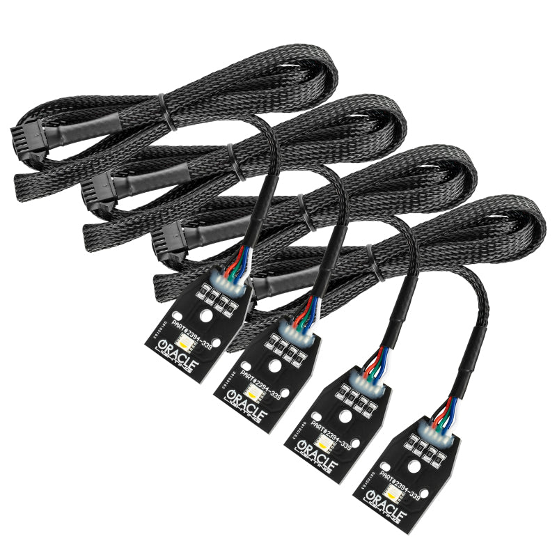 Oracle 15-21 Dodge Charger RGB+W DRL Headlight DRL Kit - ColorSHIFT w/ Simple Controller