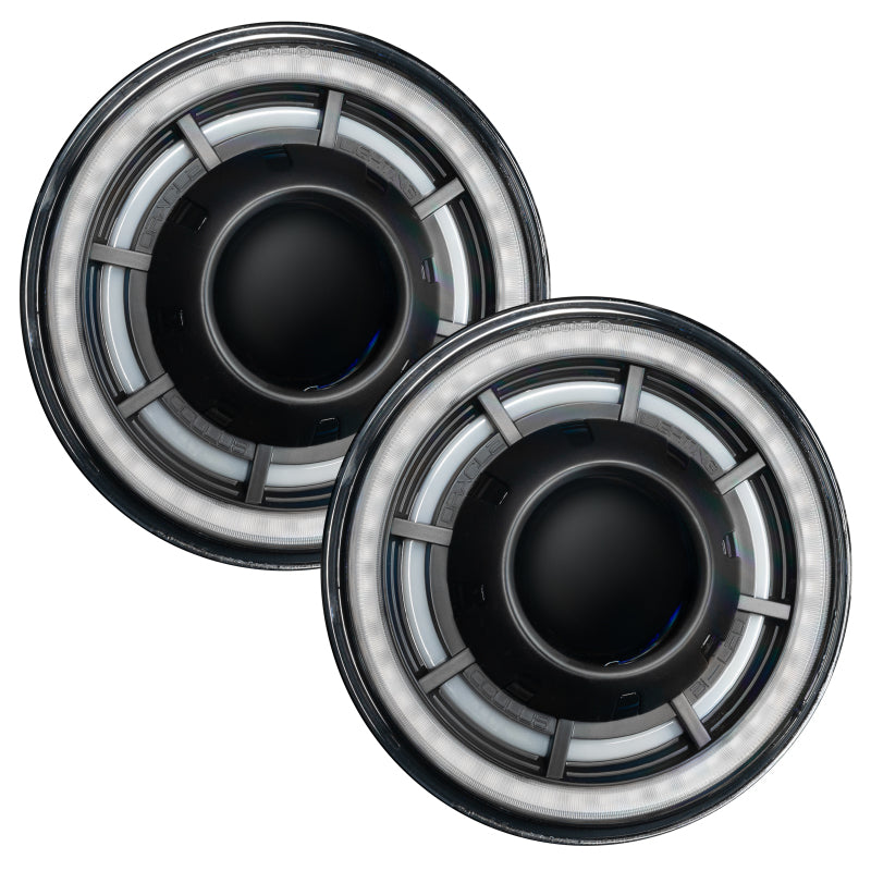 ORACLE Lighting 0718 Jeep Wrangler JK Oculus 7in ColorSHIFT Bi-LED Projector Headlights