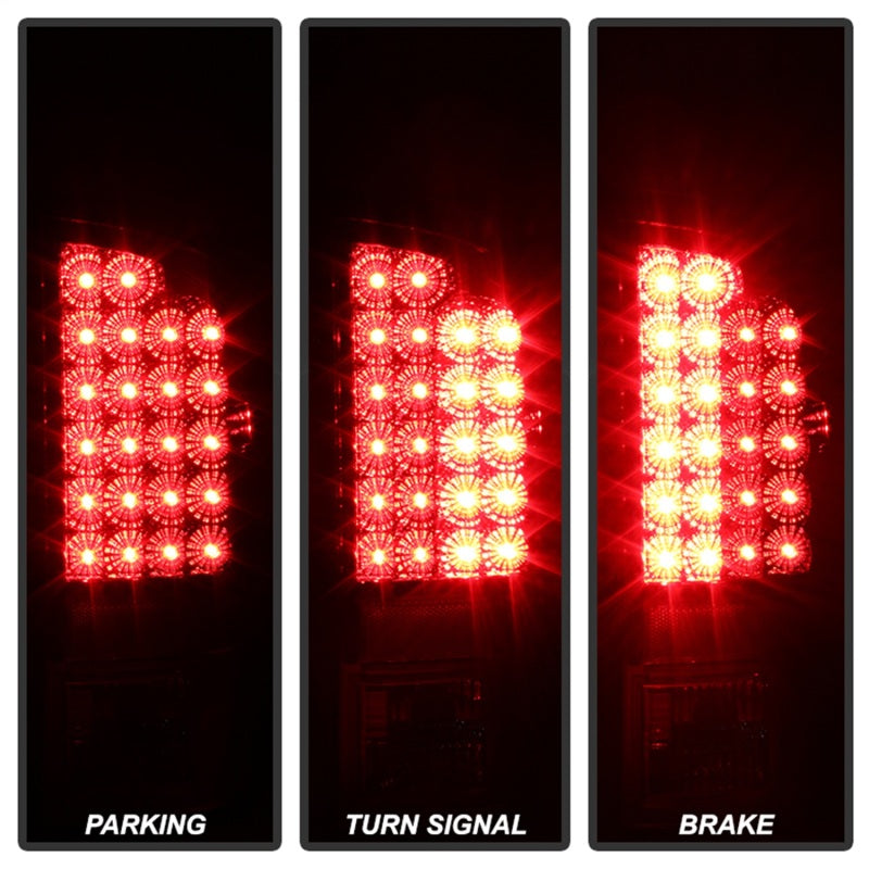 xTune Dodge Ram 02-06 1500 / Ram 2500/3500 03-06 LED Tail Light Red Clear ALT-JH-DR02-LED-RC