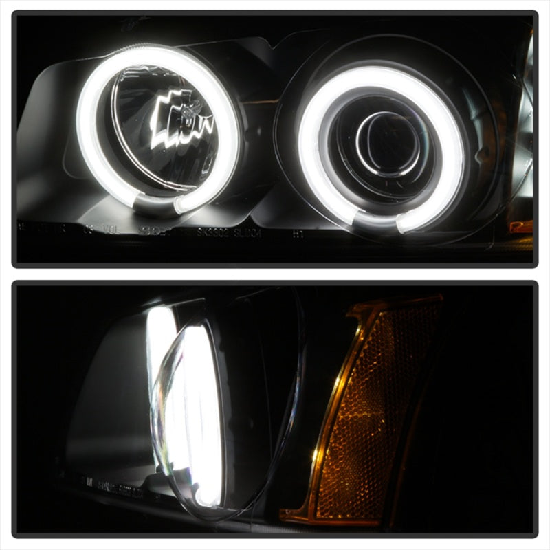 Spyder Chevy Silverado 1500 03-06 Projector Headlights CCFL Halo LED Blk High H1 PRO-YD-CS03-CCFL-BK