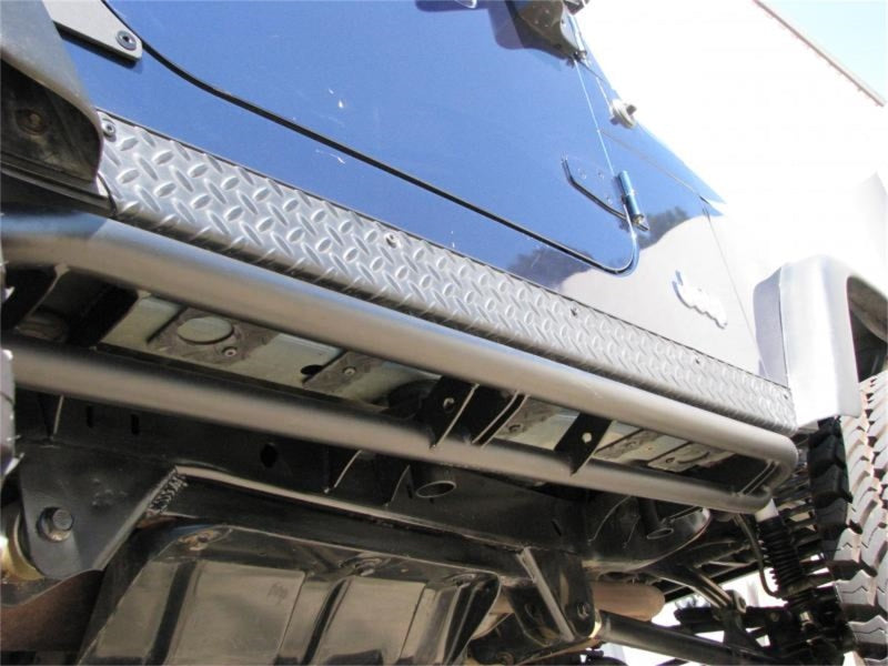 N-Fab RKR Rails 97-06 Jeep Wrangler TJ/BJ 2 Door All - Tex. Black - 1.75in