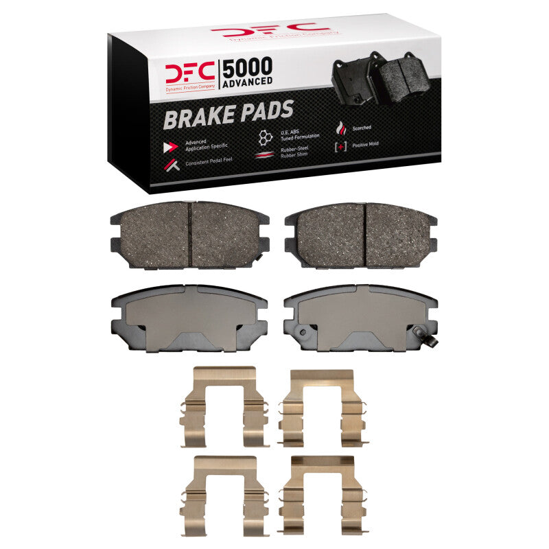 DFC 91-12 Dodge Stealth Rear 5000 Advanced Ceramic Brake Pads and Hardware Kit