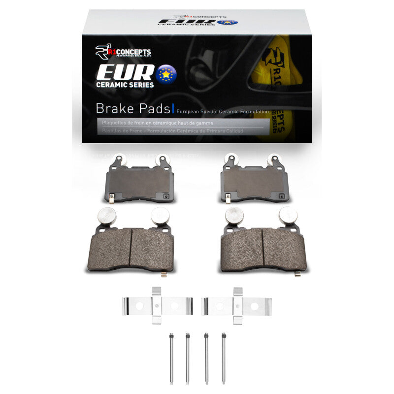 R1 10-15 Chevrolet Camaro Front Euro Ceramic Pads & Hardware Kit