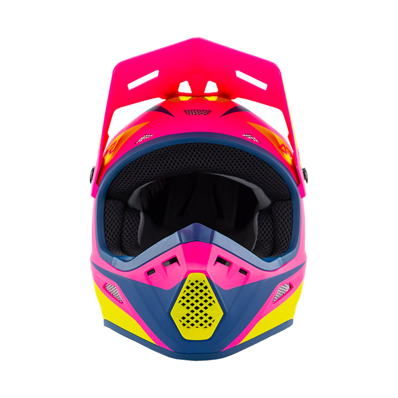 Answer 26 AR1 Mototown Helmet Matte Pink/Hyper Acid/Grey/Black - 2XL