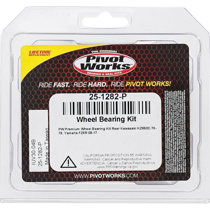 Pivot Works Kawasaki, Yamaha Wheel Bearing Kit Premium Bearings