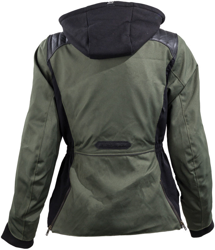 Speed and Strength Daydream Textile Jacket Olive/Black Womens - 2XL