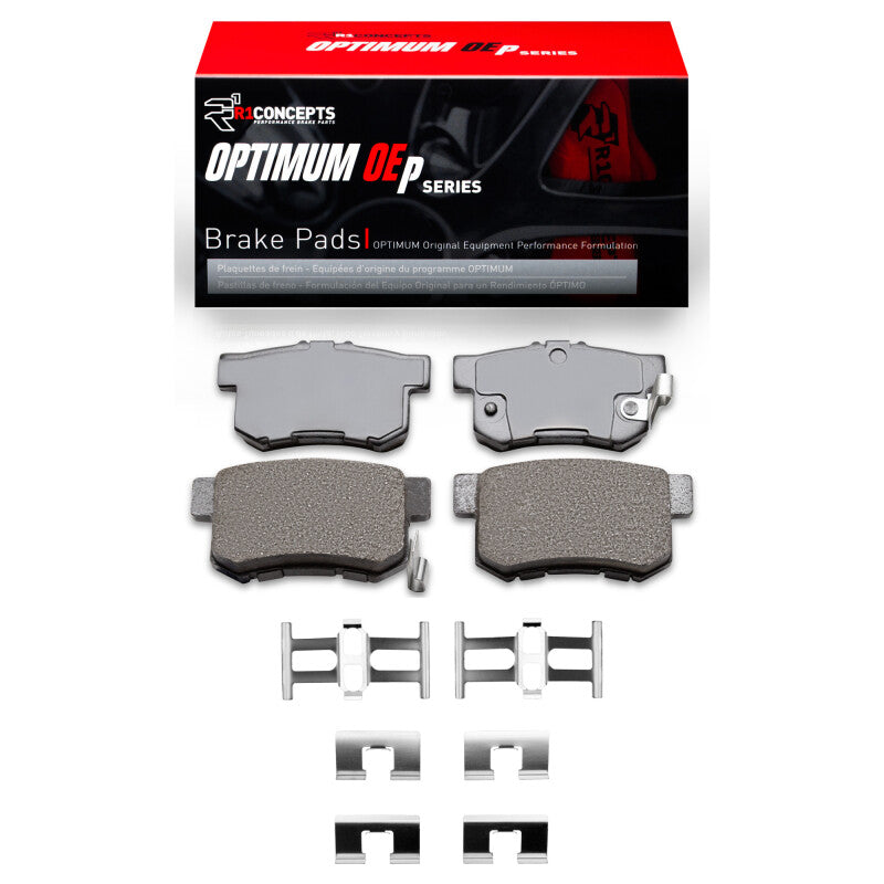 R1 1991-2012 Acura CL Rear R1 Optimum OE Pads & Hardware Kit