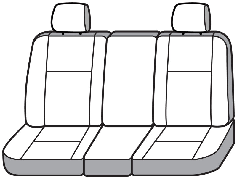 Covercraft 19-24 Chevy Silverado Endura PrecisionFit Custom Front Row Seat Covers - Black/Black