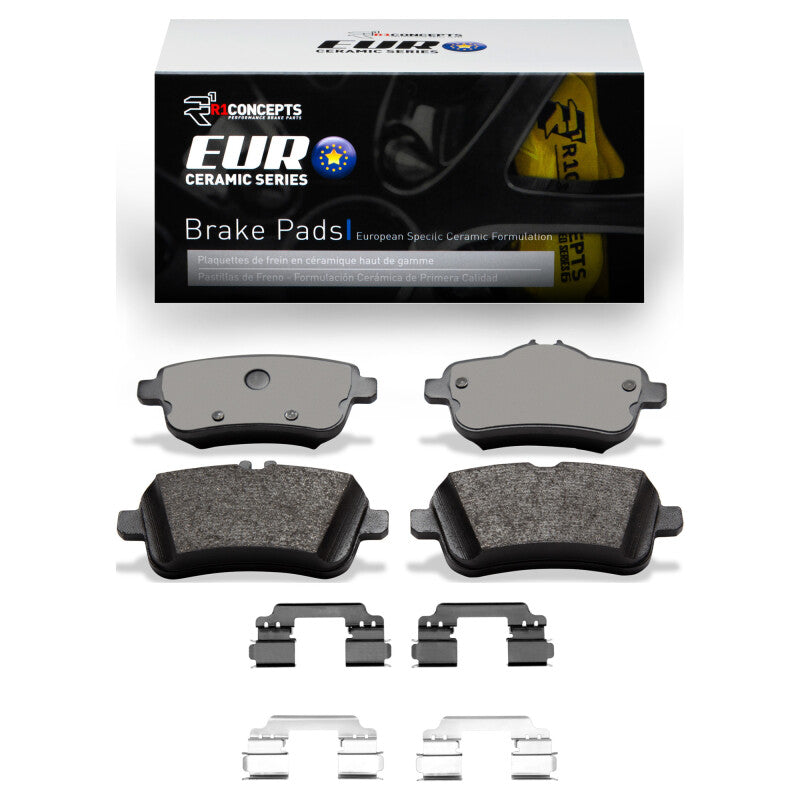 R1 2012-2020 Mercedes-Benz GLE350 Rear R1 Euro Ceramic Pads & Hardware Kit