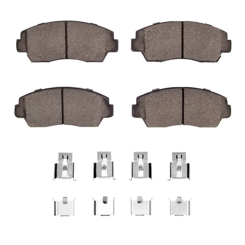 R1 86-93 Mazda B2200 Front Optimum OE Brake Pads & Hardware Kit