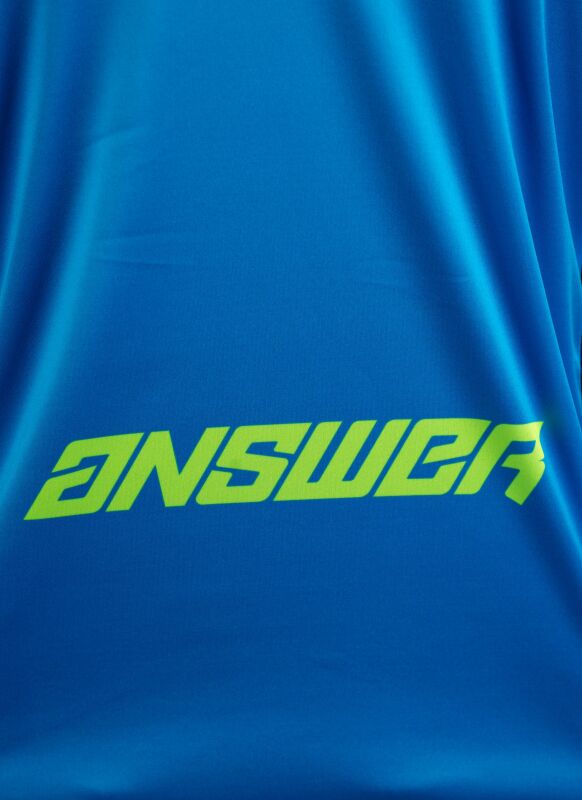 Answer LE Elite Camo Jersey Cyan/Hyper Acid/Black - XL