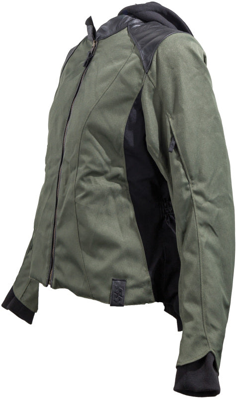 Speed and Strength Daydream Textile Jacket Olive/Black Womens - Large
