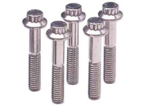 ARP 3/8 in.-24 RH Thread, 1.00 in 12 Point SS 300 Bolts - Set of 5