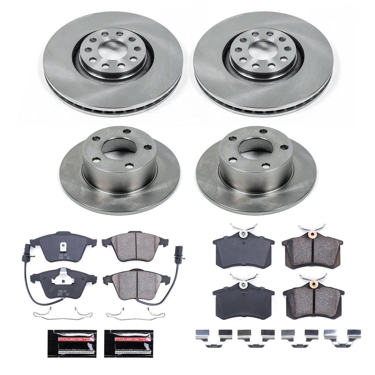 Power Stop 02-04 Audi A6 Front and Rear Autospecialty Brake Kit