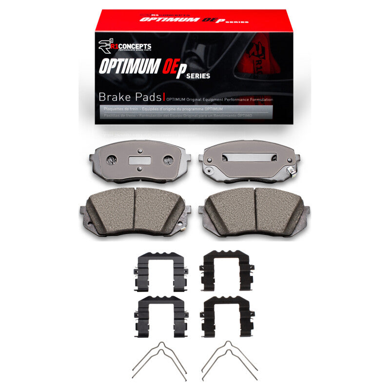 R1 16-20 Hyundai Sonata Front Optimum OE Pads & Hardware Kit