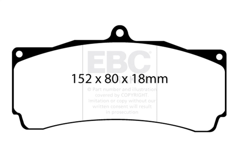 EBC Racing 00-07 BMW M3 E46 3.2L Blue Apollo-6 Calipers 355mm Rotors Front Big Brake Kit
