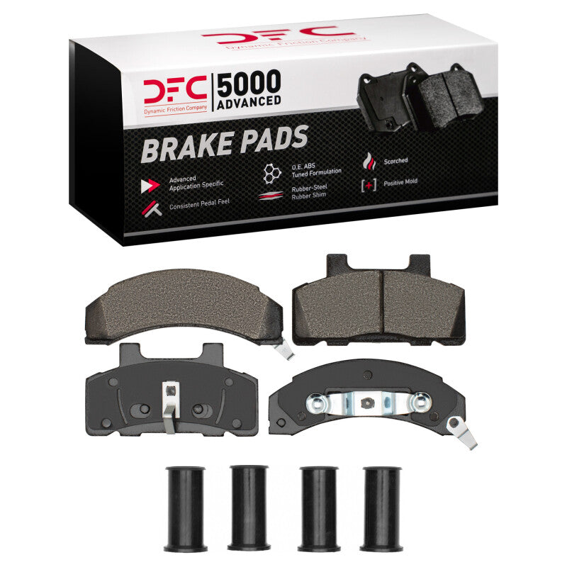 DFC 90-96 Buick LeSabre Front 5000 Advanced Semi Metallic Brake Pads and Hardware Kit