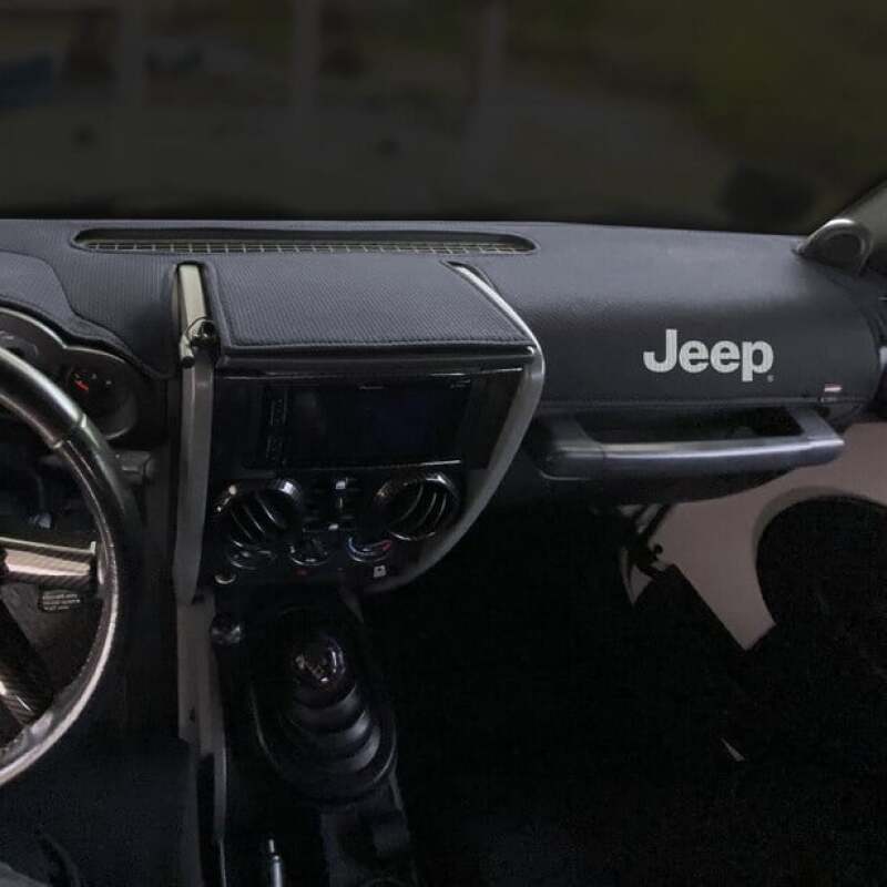 Covercraft 15-18 Jeep Wrangler (JK) w/ Light Sensor Limited Edition Custom Dash Cover w Jeep Logo