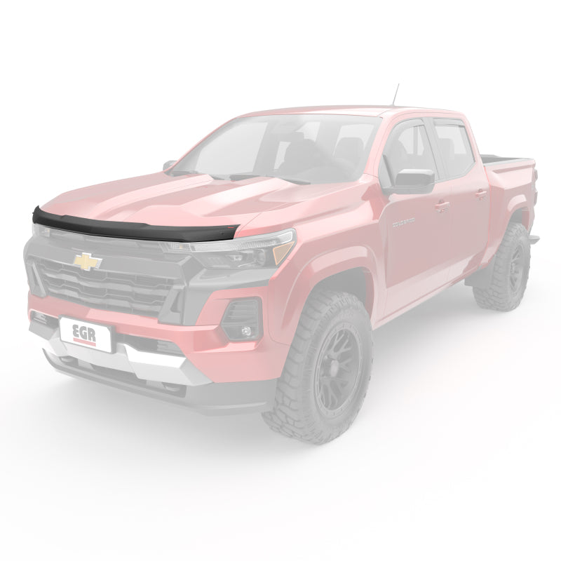 EGR 16-24 Nissan Titan XD Superguard Hood Guard - Matte Black