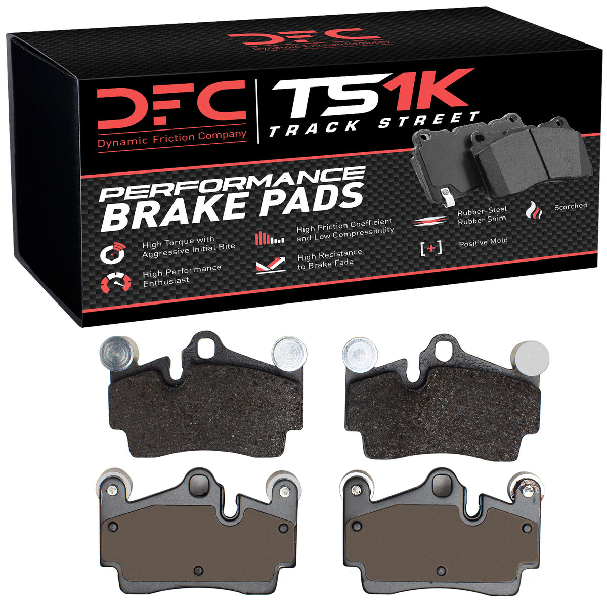 DFC 03-15 Audi Q7 Rear Low Metallic Track/Street Pads