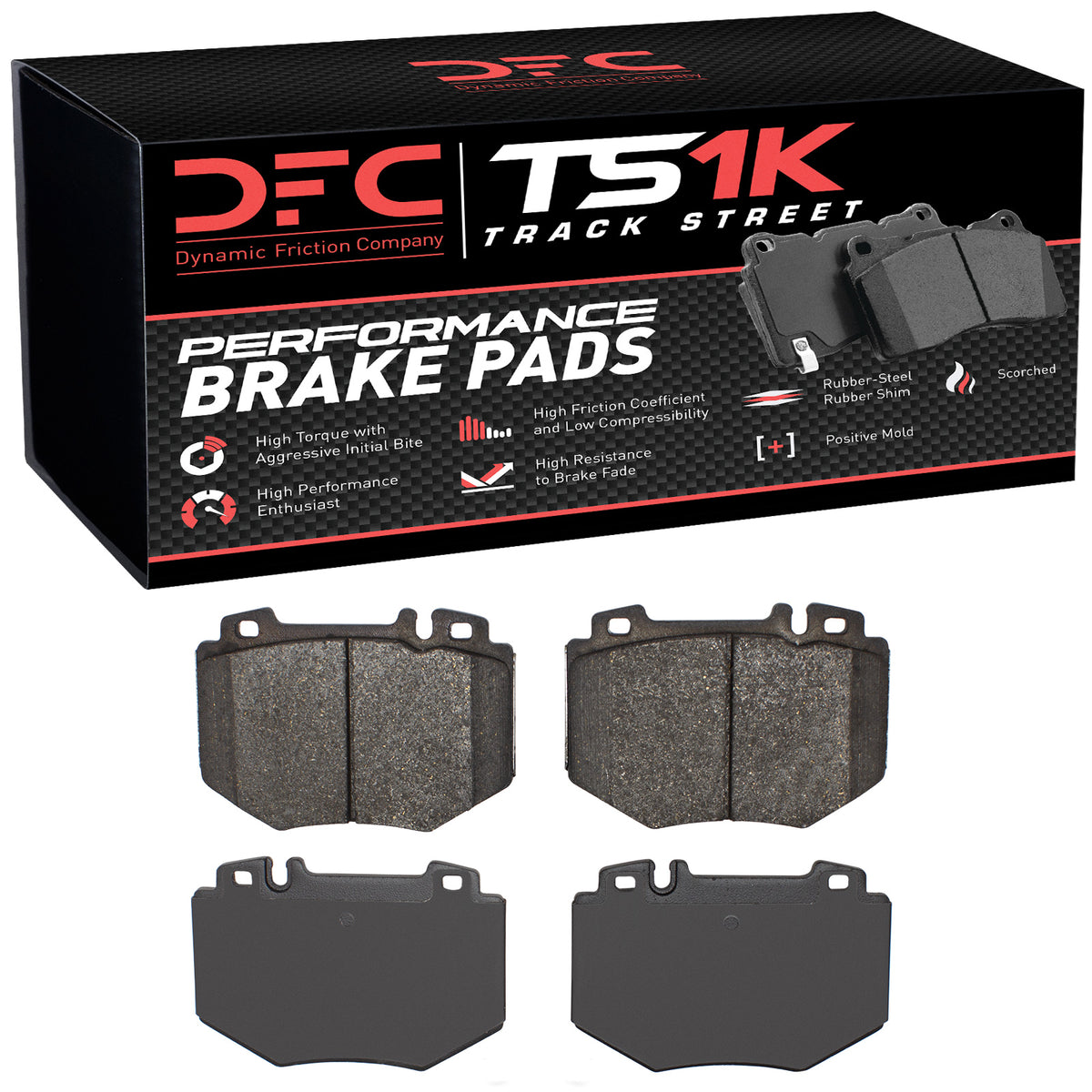 DFC 01-03 Mercedes-Benz S600 Front Low Metallic Track/Street Pads