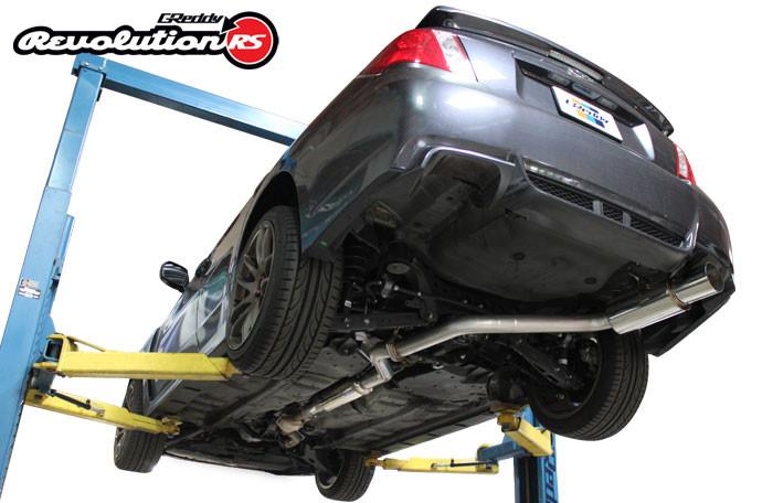 Greddy 11-14 Subaru WRX/STI (Sedan) 76mm Single Side Cat-Back Revolution RS Exhaust