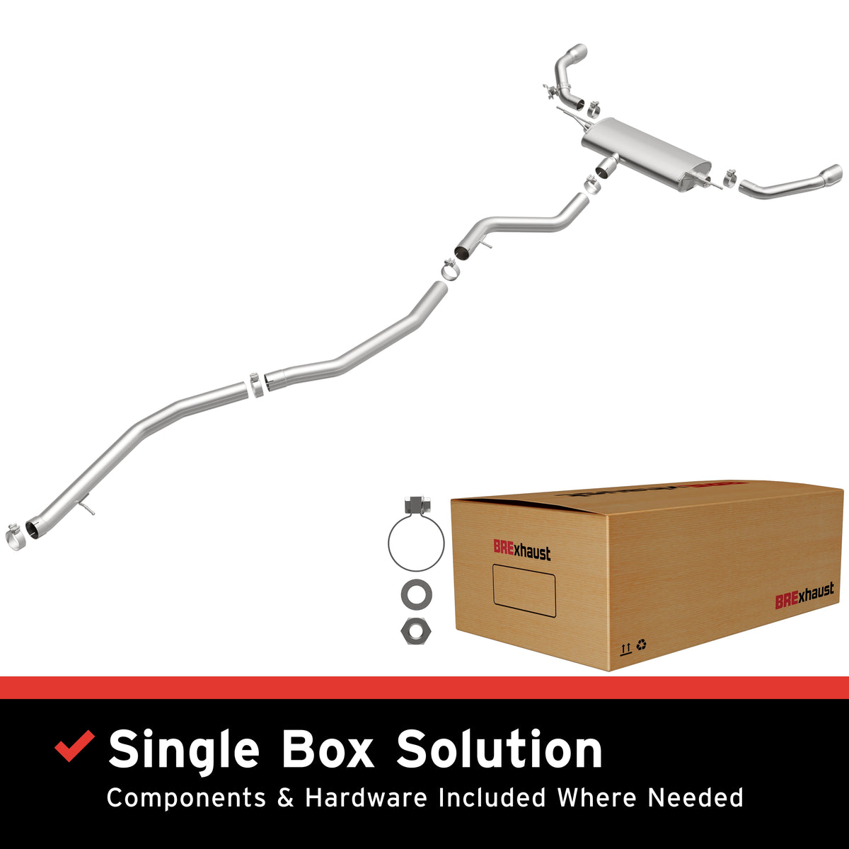 BRExhaust BMW Replacement Exhaust Kit