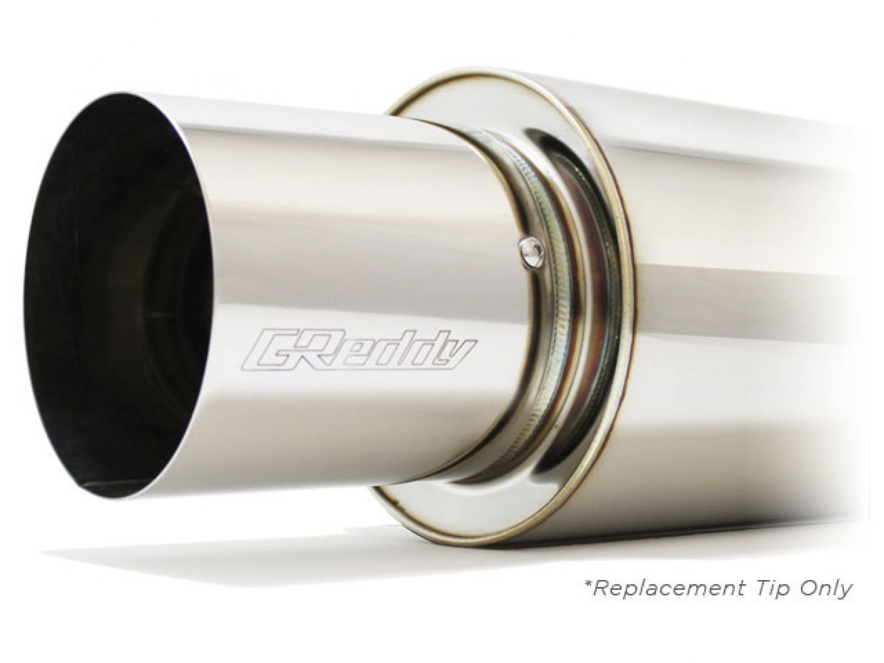 GReddy SS Tip (115 Dia/150L) for Universal 3in Revolution RS Muffler