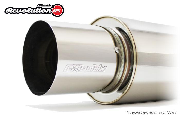 GReddy SS Tip (105mm Dia/150mm Length) for Universal 2.5in Revolution RS Muffler