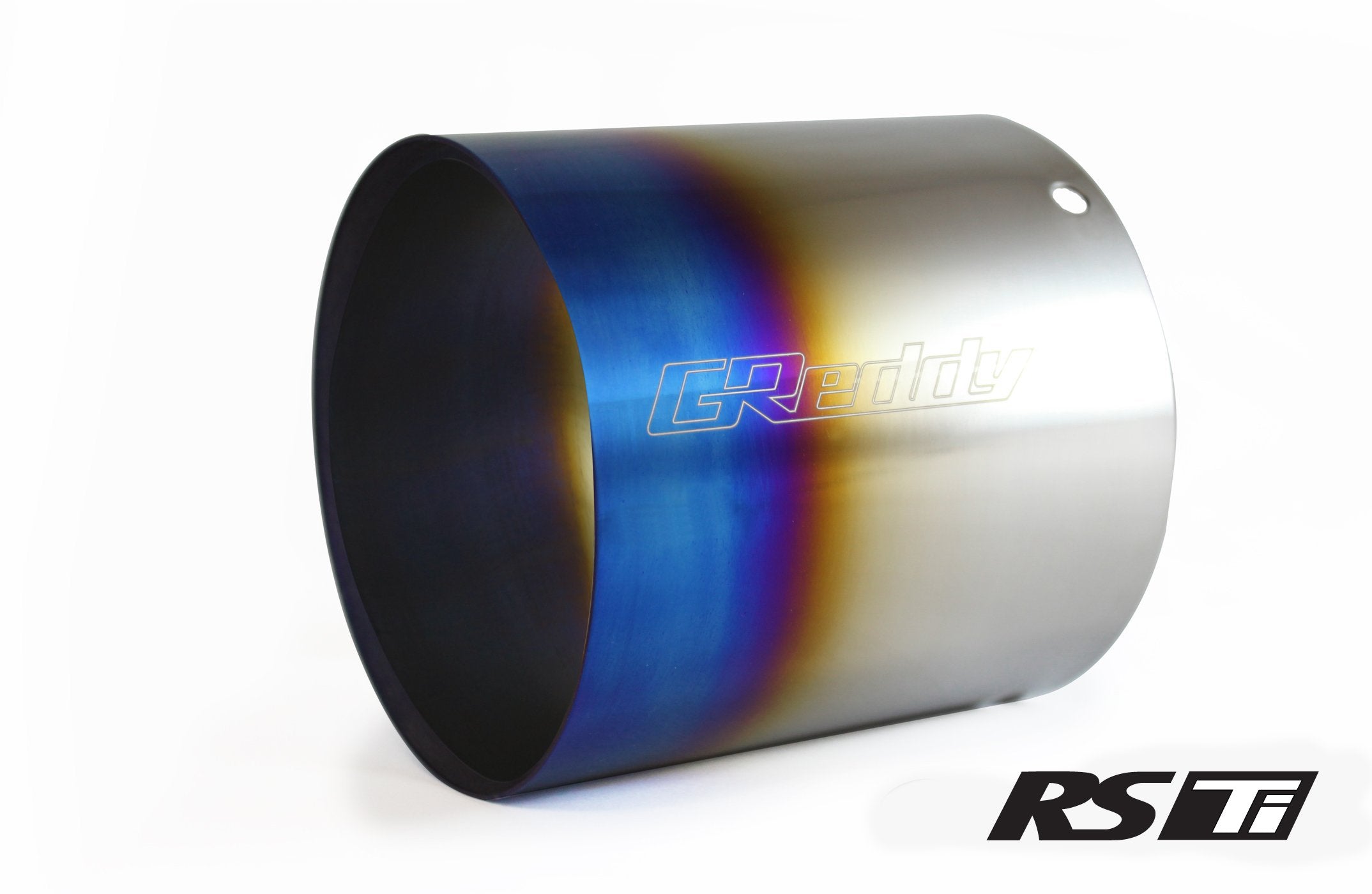 GReddy Burnt Titanium Tip 115mm Diameter 170mm Length (for Revolution RS / RS-TI / RS-Race)