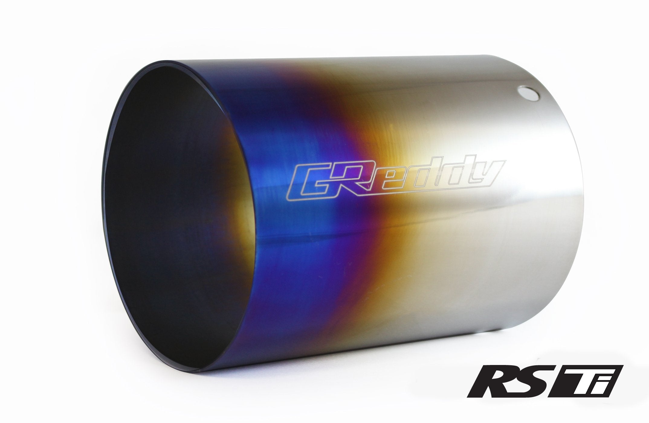 GReddy Burnt Titanium Tip 115mm Diameter 170mm Length (for Revolution RS/RS-TI/RS-Race)
