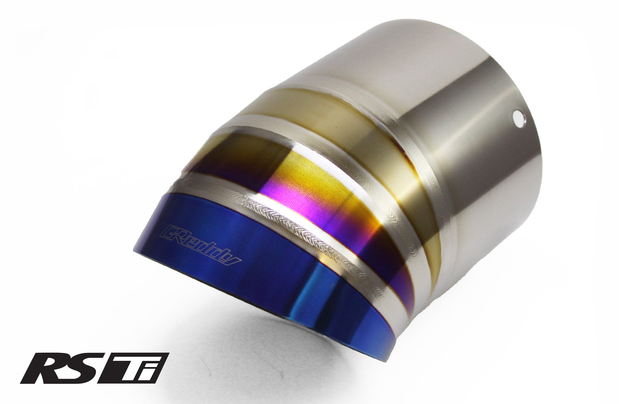 GReddy Burnt Titanium Turndown Tip 115mm Diameter 120mm Length (for Revolution RS / RS-TI / RS-Race)