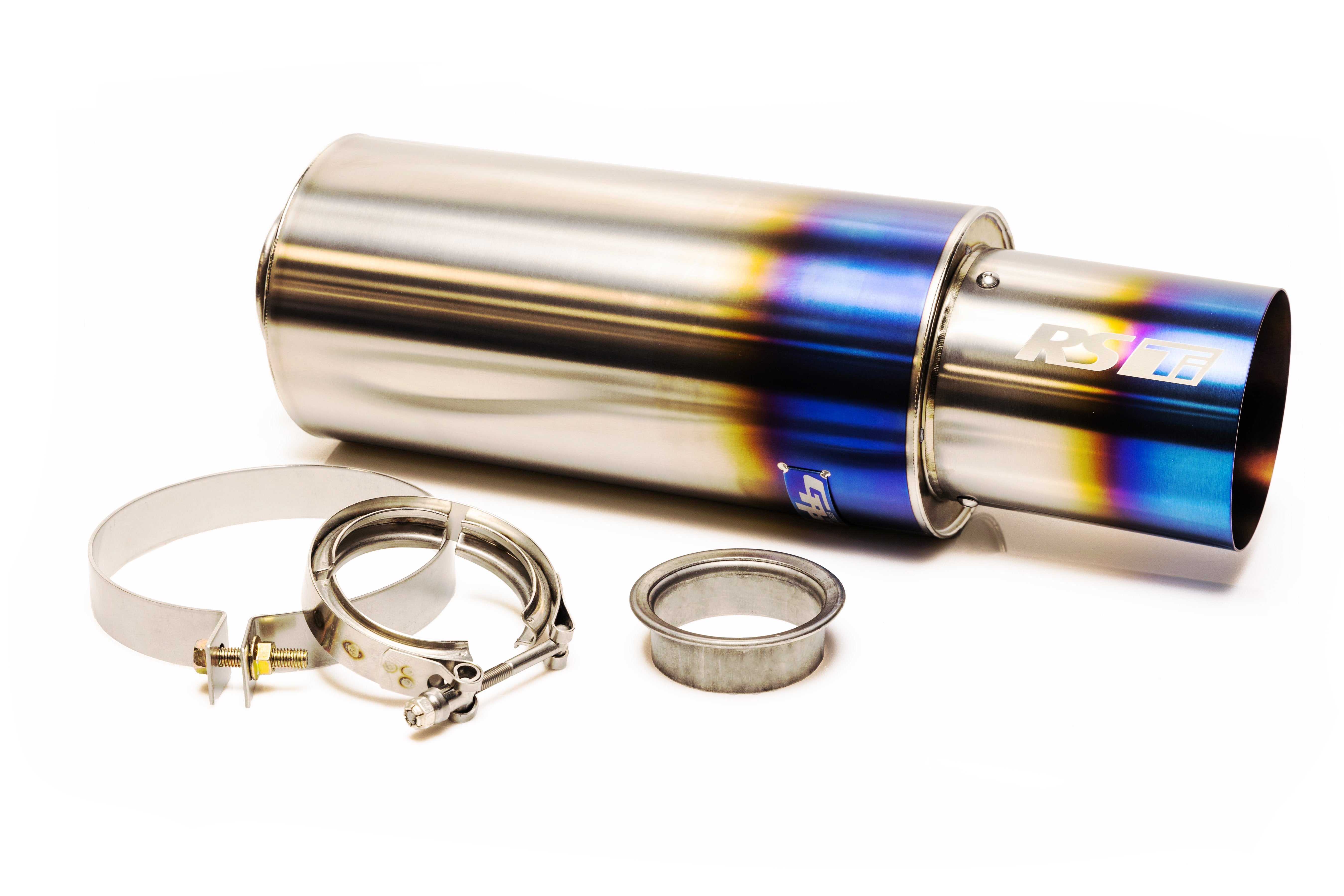 GReddy Universal 2.5in 3-Bolt Tip Revolution Ti Mufller