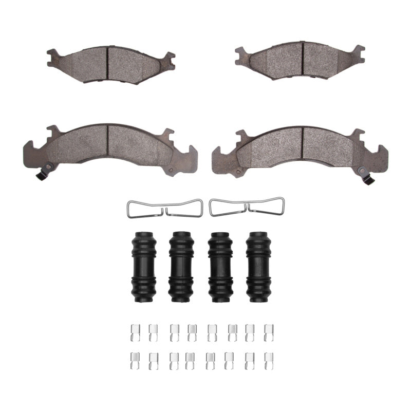 DFC 91-92 Dodge Monaco Front 5000 Advanced Semi Metallic Brake Pads and Hardware Kit