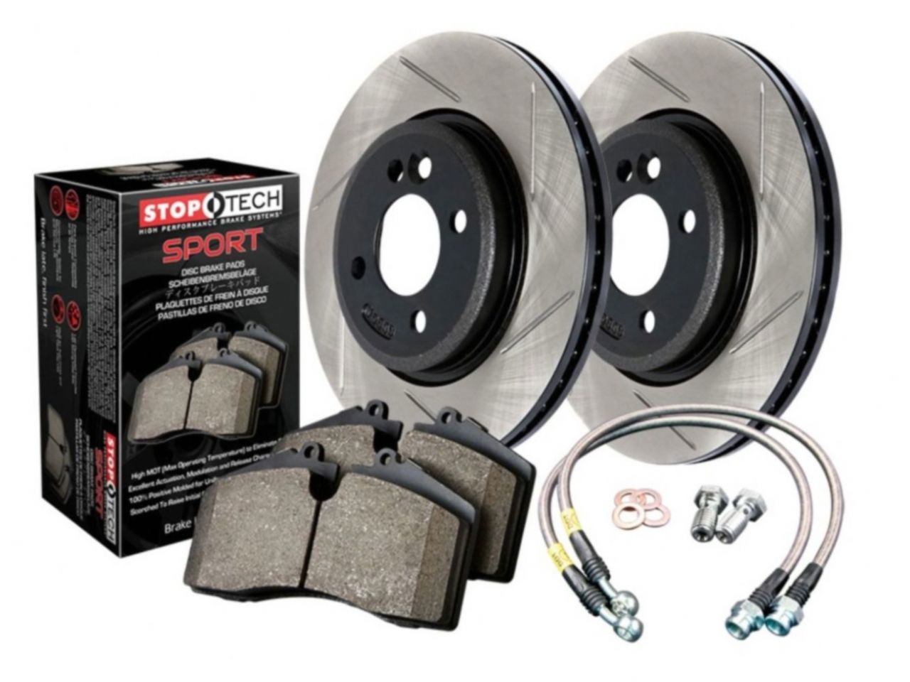 Sport Axle Pack, Slotted, 4 Wheel