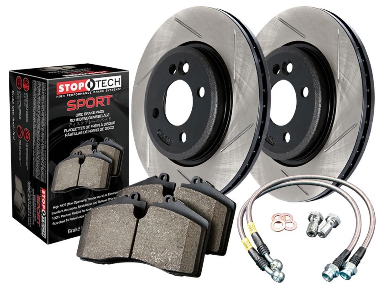 Sport Axle Pack, Slotted, Front